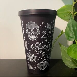 NEW Starbucks 2019 Plum Halloween Witchy Skull Tumbler Cup- No Straw